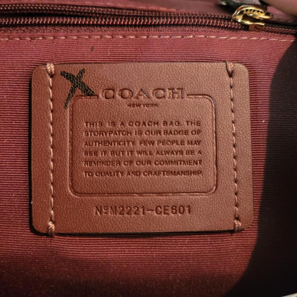 NWT Coach Dempsey Drawstring‎ Backpack (CE601) - Picture 10 of 13